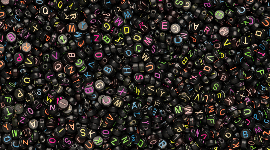 Portada letras de colores